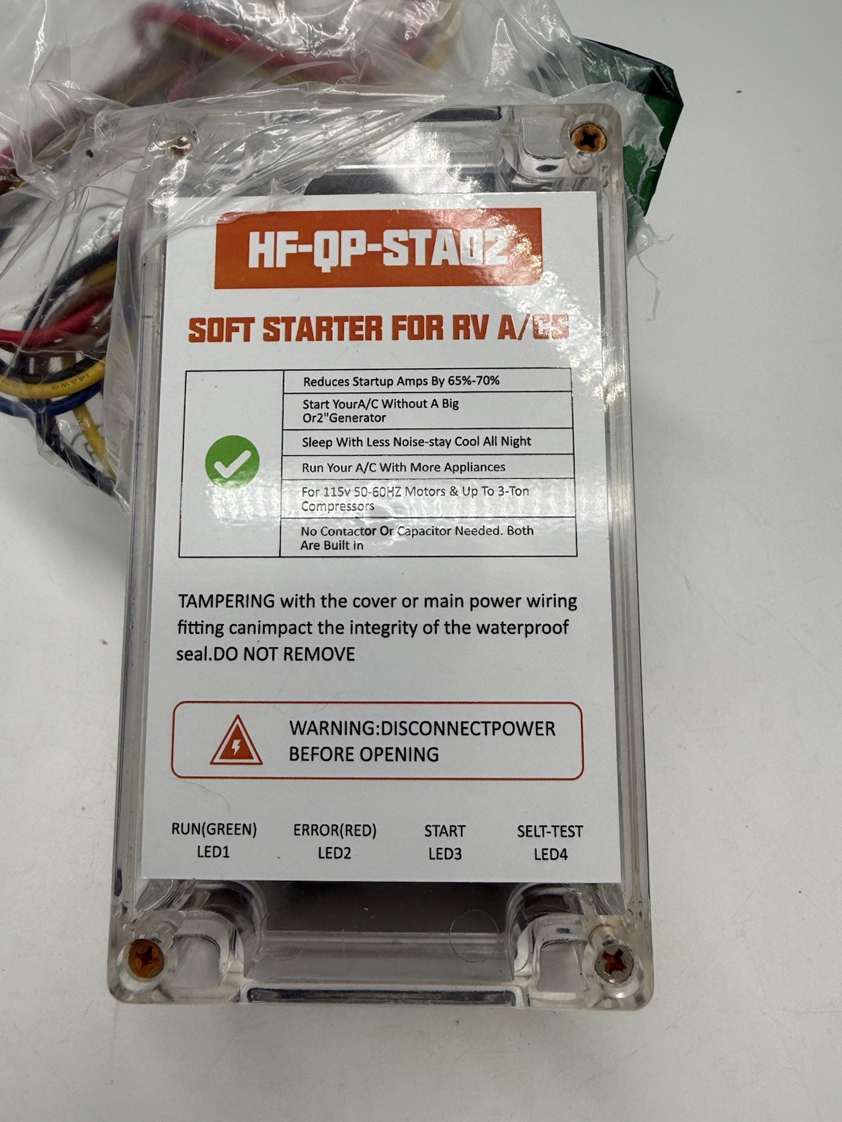 Soft Start for RV Air Conditioner Upgraded HVAC Unit Only Easy Start Generato