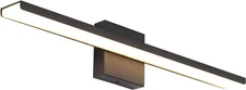 Modern Black Bathroom Vanity Light Fixtures 24" Inch Long Industrial Aluminum