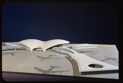 Photo:New York New York JFK Airport TWA Terminal 1950s Model Architecture