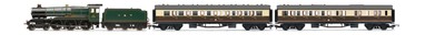 Hornby Steam Train - R30376 RailRoad GWR, Class 1000, 'County of Merioneth' Trai