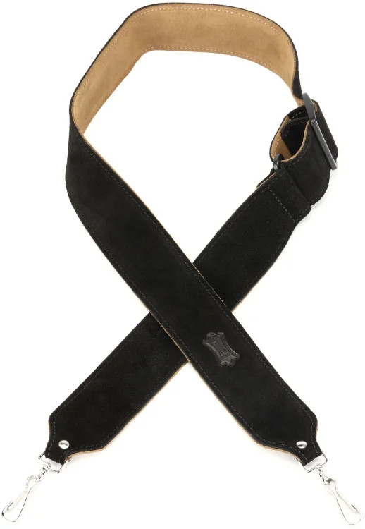 Levys M9S 2 Suede Leather Banjo Strap - Black 4790₽