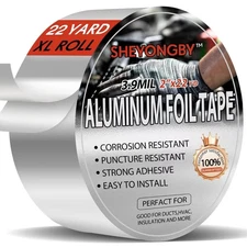 Aluminum foil Tape, 2 Inches x 22 Yards,Suitable for Sealing and Repairing Dryer