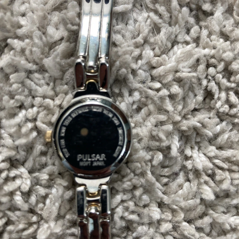 复古 Pulsar 女士手表不锈钢防水石英表  — 第 3/4 张图片