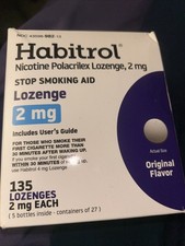 Sealed Habitrol 2mg Lozenges Original Flavor - 135 Count - Exp 6/2026