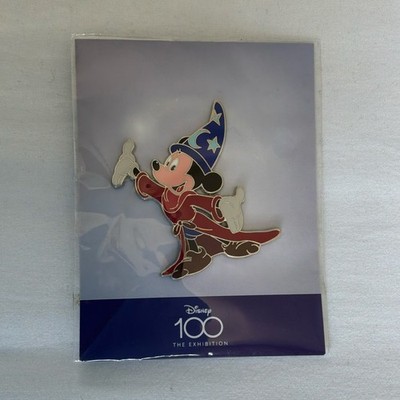 Disney Exclusive Sorcerer's Apprentice Mickey Mouse Pin Disney 100 Exhibition