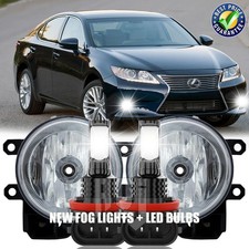 Pair For Lexus ES350 2013-2015 Front Bumper LED Fog Light Lamps Left & Right