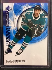 2020-21 SP Blue #113 Sasha Chmelevski Rookie (RC) San Jose Sharks