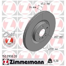 2x Bremsscheibe 26210640 vorne für Mini F60 U25
