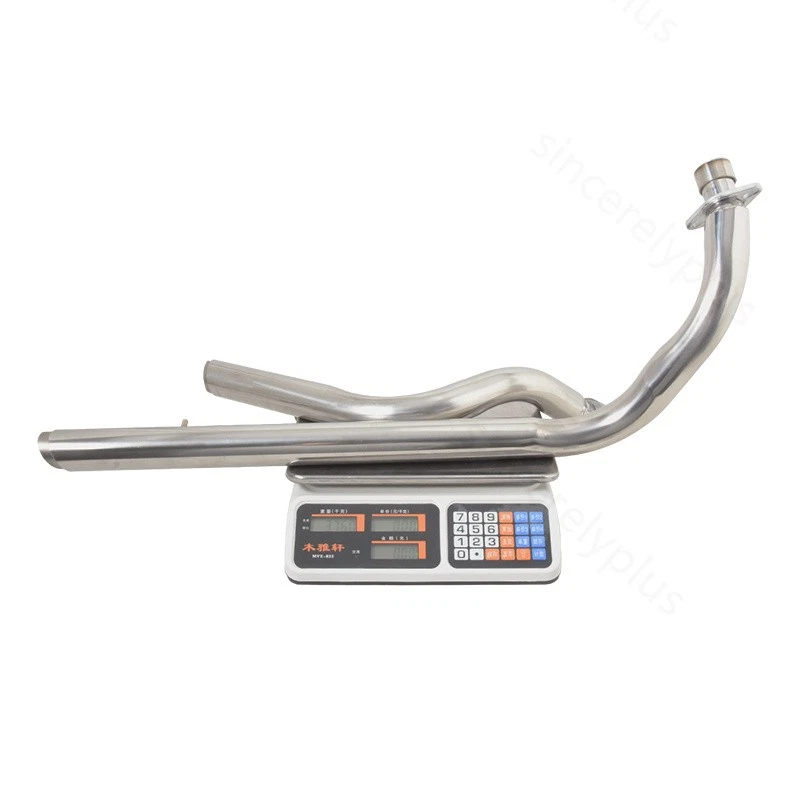 Punta silenciadora de tubo sistema de escape completo para Honda Shadow Aero 750 VT750C Spirit 750 Foto 4 de 4