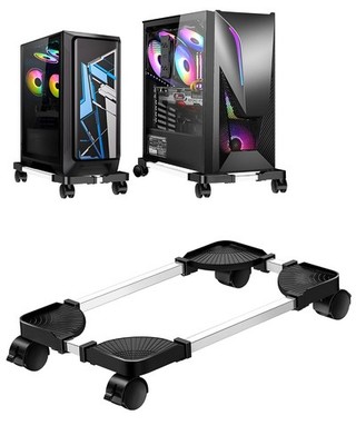 CPU Ständer für PC Computer Gehäusehalter, AkoaDa Abnehmbare Verstellbare Co