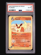 2003 POKEMON SKYRIDGE #8 FLAREON PSA 6