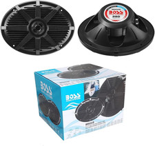 KIT SET per BOSS AUDIO SYSTEMS MR692B 2 Diffusori Altoparlanti Marini Ovali 2 Vi