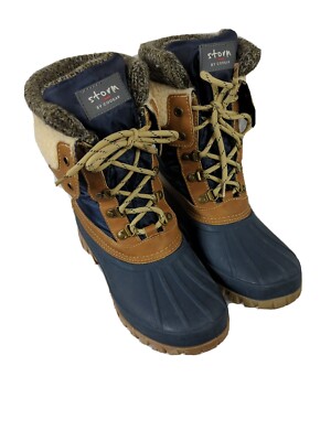 Storm Boots By Cougar Womens Size Winter Creek Navy Blue