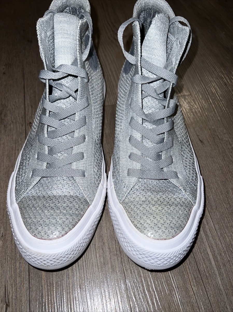 Converse All Star Chuck Taylor II Lunarlon Gray Hi Top Shoes Men