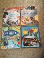 Pre Owned Lot Of 4 Paperback Books. SCRAPBOOKING. See Pictures For Details.