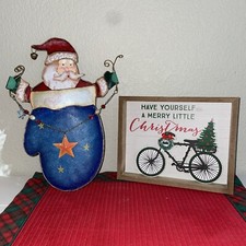 Christmas Wall Hangings Set Of Two