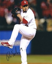 AUTOGRAPHED FERNANDO SALAS 8X10 St. Louis Cardinals Photo W/COA 