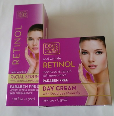 retinol anti wrinkle facial serum with dead sea minerals