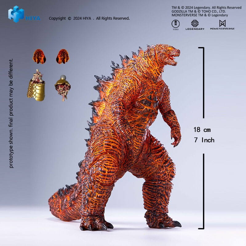 HIYA Godzilla: King of the Monsters Burning Gojira Battle WF 2024