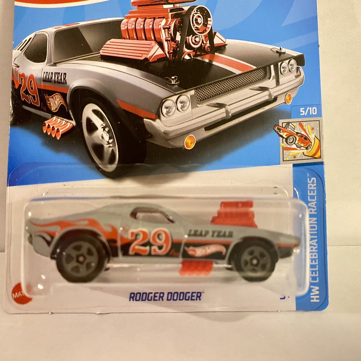 Hot Wheels 2024 Silver Rodger Dodger #77, Hot Wheels Celebration