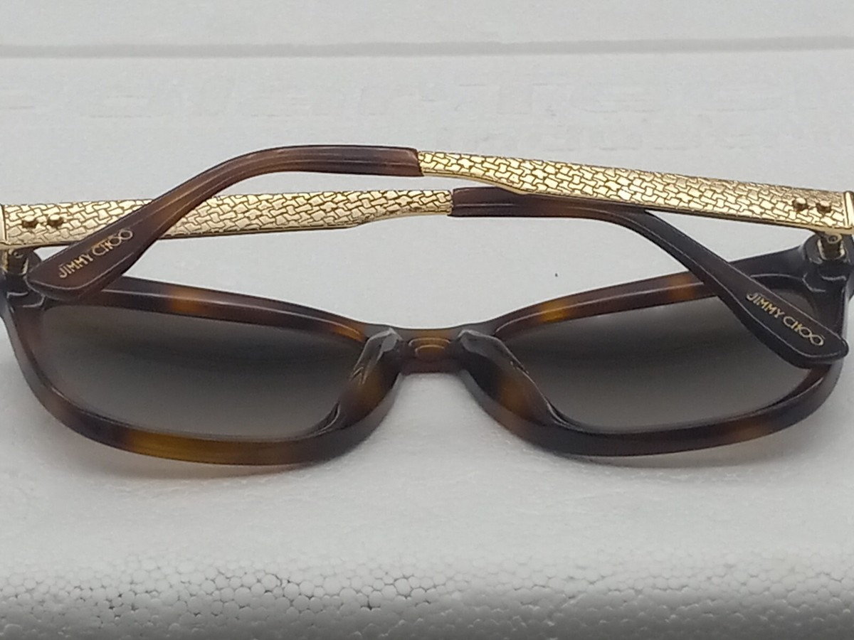 JIMMY CHOO カミ スクエアフレム サンクラス CAMIS 086QT Jimmy Choo Women's CAMIS-0086-QT Cami 56mm Havana Sunglasses