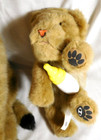 Talking (Roaring) Vintage PSU Nittany Lion and Cub -Plush Toy Figures Penn State — photo 3
