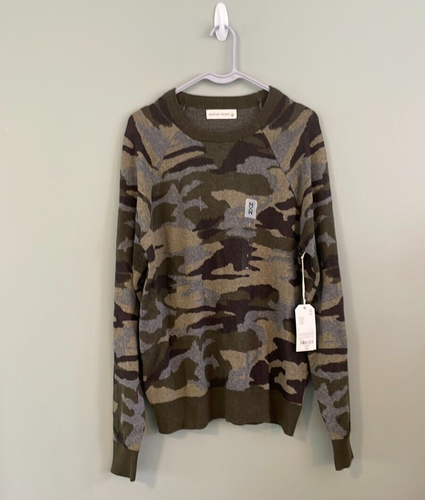 Mutual Weave Men's Camouflage Sweater Size L New With Tags