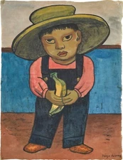 DIEGO RIVERA Art Poster or Rolled Canvas Print "Nino"
