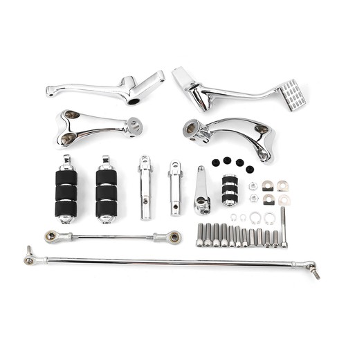 Forward Control Foot Pegs Levers Linkages For Harley Sportster XL 1200 883 04-13 - Picture 9 of 12
