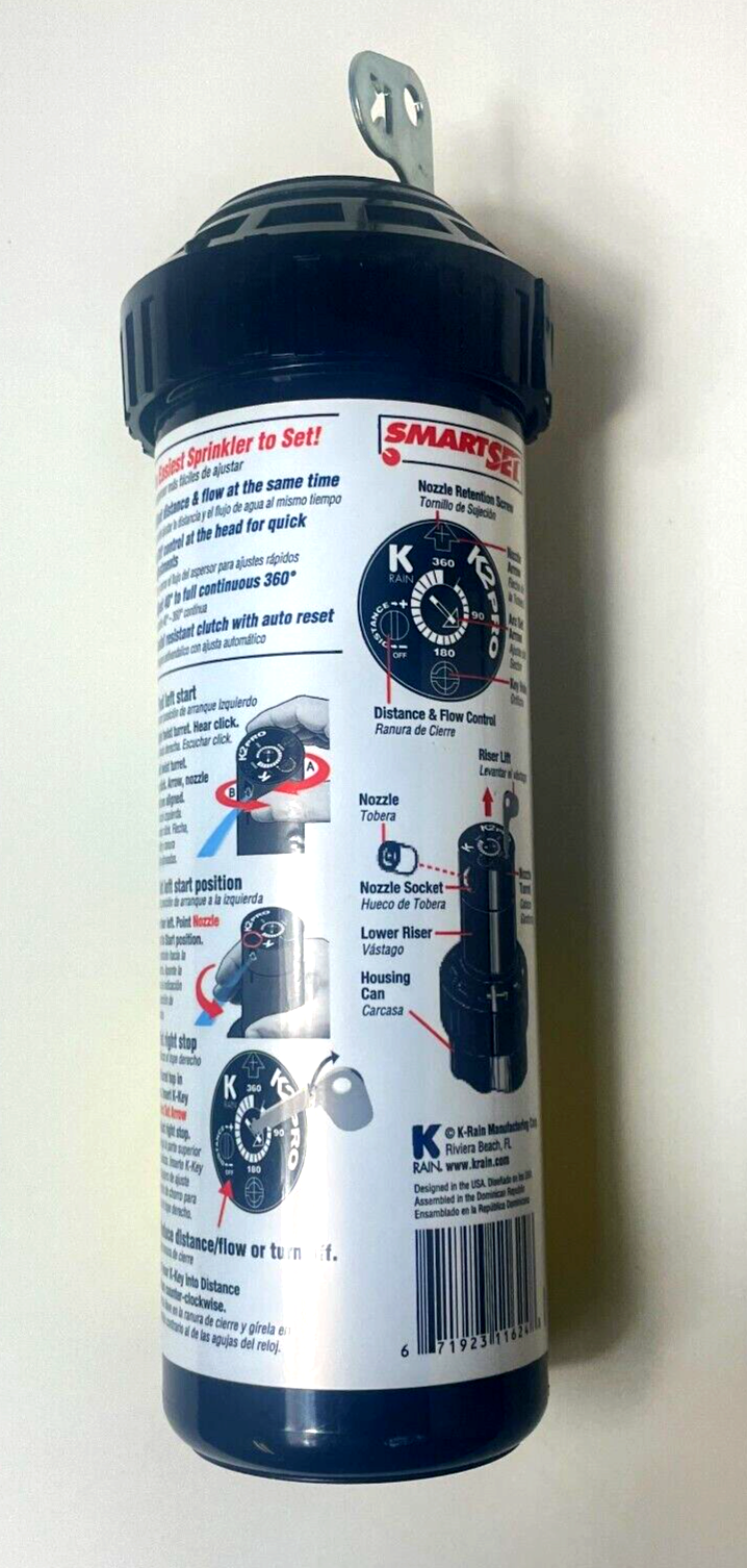 KRain K2 Pro 5" Sprinkler PopUp Rotor with Flow Control, with Adj Key