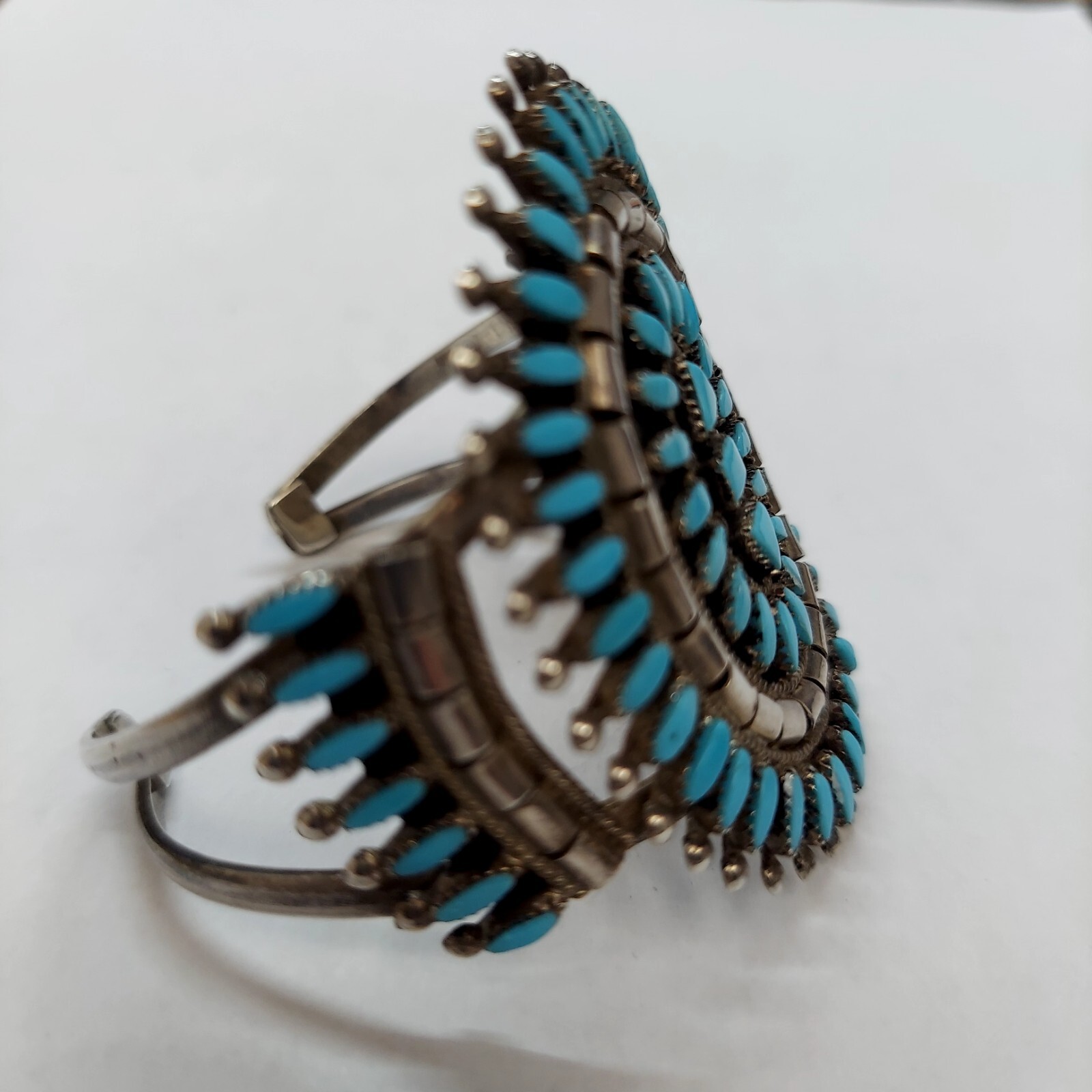 Zuni Turquoise Cuff Bracelet by Evonne Hustito - … - image 6