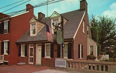 Postcard MD Frederick Maryland Barbara Fritchie House Chrome Vintage PC G6967