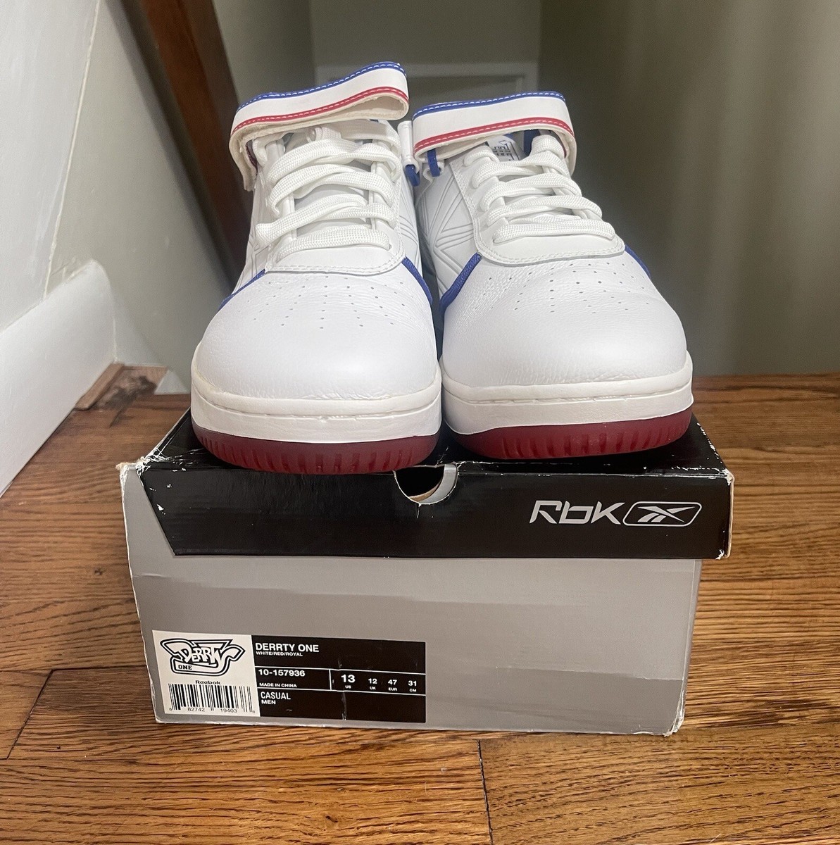 その他 TEST Size 13 - Reebok RBK Derrty One White for sale online | eBay