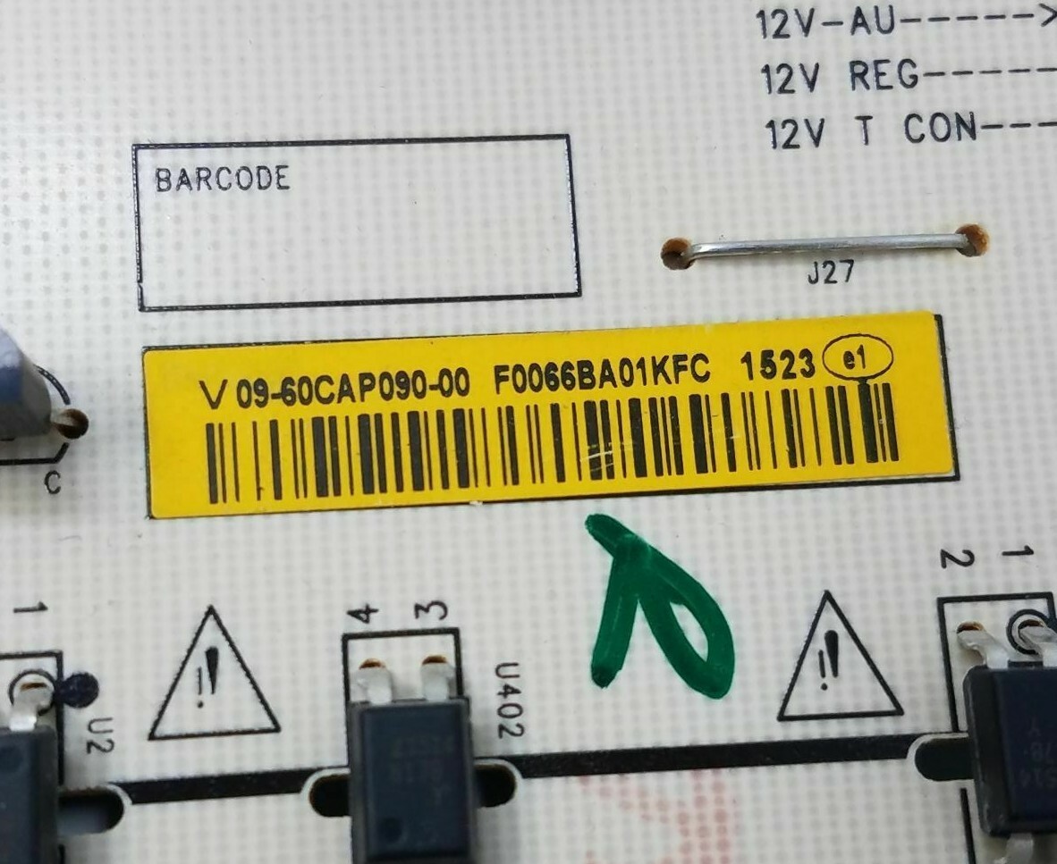 Vizio M60C3 P602UIB3 Power Supply 0960CAP09000 Board Number 1P11518011012 eBay