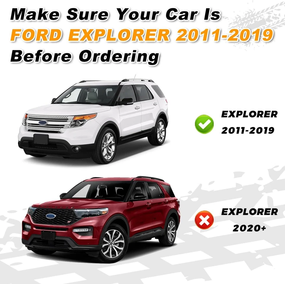 Escalón lateral para Ford Explorer 2011-2019 estribo barra Nerf plataforma placa Iboard Foto 2 de 4