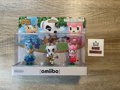 Amiibo Animal Crossing : Serge, Bjorn, Al, Merino - Neufs Sous Blister - Import EURO
