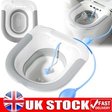 UK Foldable Hanging Toilet Sitz Bath for Postpartum Hemorrhoids Patients Healing
