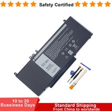 Battery for Dell Latitude E5450 E5550 Notebook 15.6" WYJC2 8V5GX G5M10 7.4V 51WH