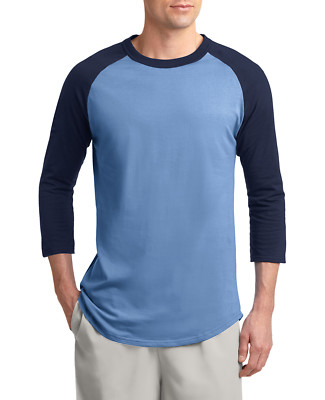 Maillot De Baseball Raglan Manches 3/4 - Colorblock - Taille XS à 6XL - Homme