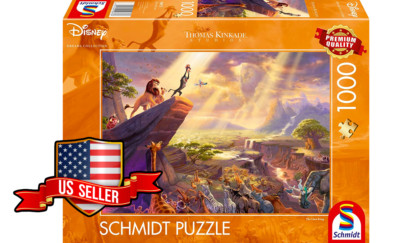 NEW & SEALED Schmidt 59673 Disney Thomas Kinkade The Lion King 1000 Pc Puzzle