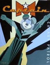 Mike Kungl Captain M. Galaxy Patrol Limited Disney Fine Art Canvas HAND SIGNED