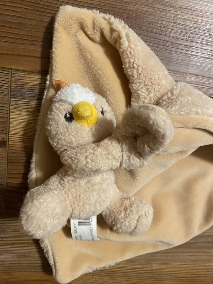 KellyBaby Kelly Baby Tan Chick Chicken Rattle Security Blanket Lovey ...