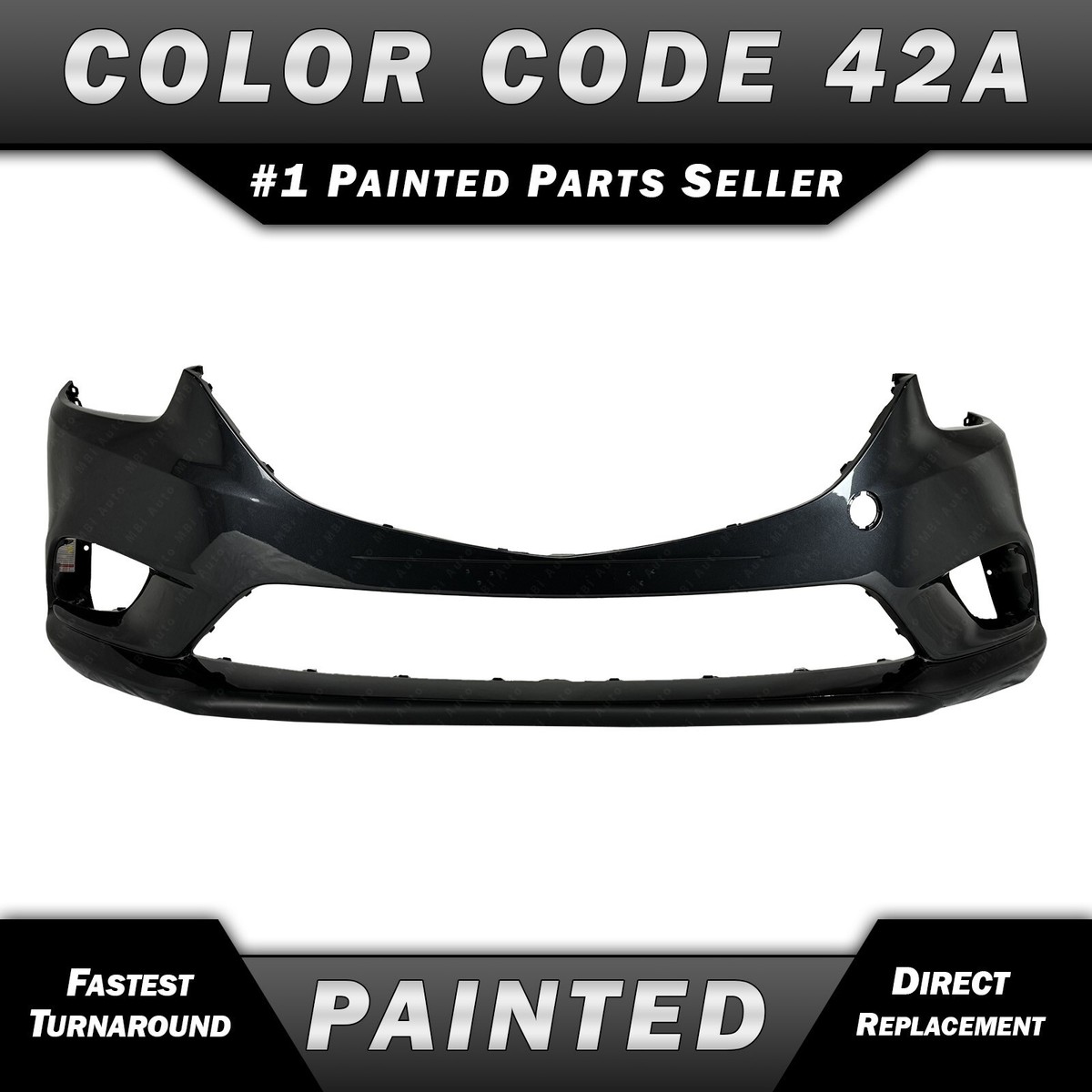 NEW Painted *42A - Meteor Gray* Front Bumper Cover Fascia for 2014