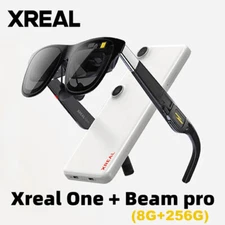 Xreal One Smart AR Glasses with X1 Chip Native 3DoF 50°FOV with Beam Pro 8G+256G