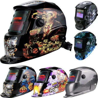 XTRM Auto Darkening Welding Mask Helmet Solar Powered Welders ARC TIG MIG Grinding UK