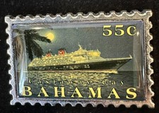 Disney Magic Cruise Line Ship - Bahamas Stamp Night Disney Pin