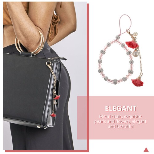 Phone Lanyard Wrist Strap Phone Rope Cell Phone Strap Crystal Keychain Wrist - 第 3/12 張圖片