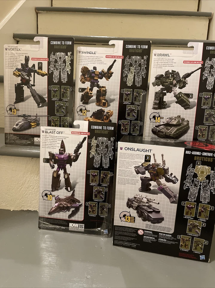 Transformers Generations Combiner Wars 5 PC Bruticus Set- Hasbro Exclusive!! - Image 2 of 2