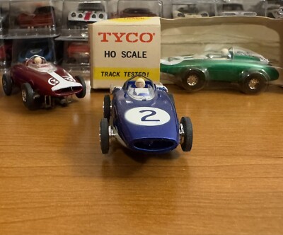 Rare 1964 Tyco S Speedways S627 HO BRM F1 Candy Blu #2 Former Tyco
