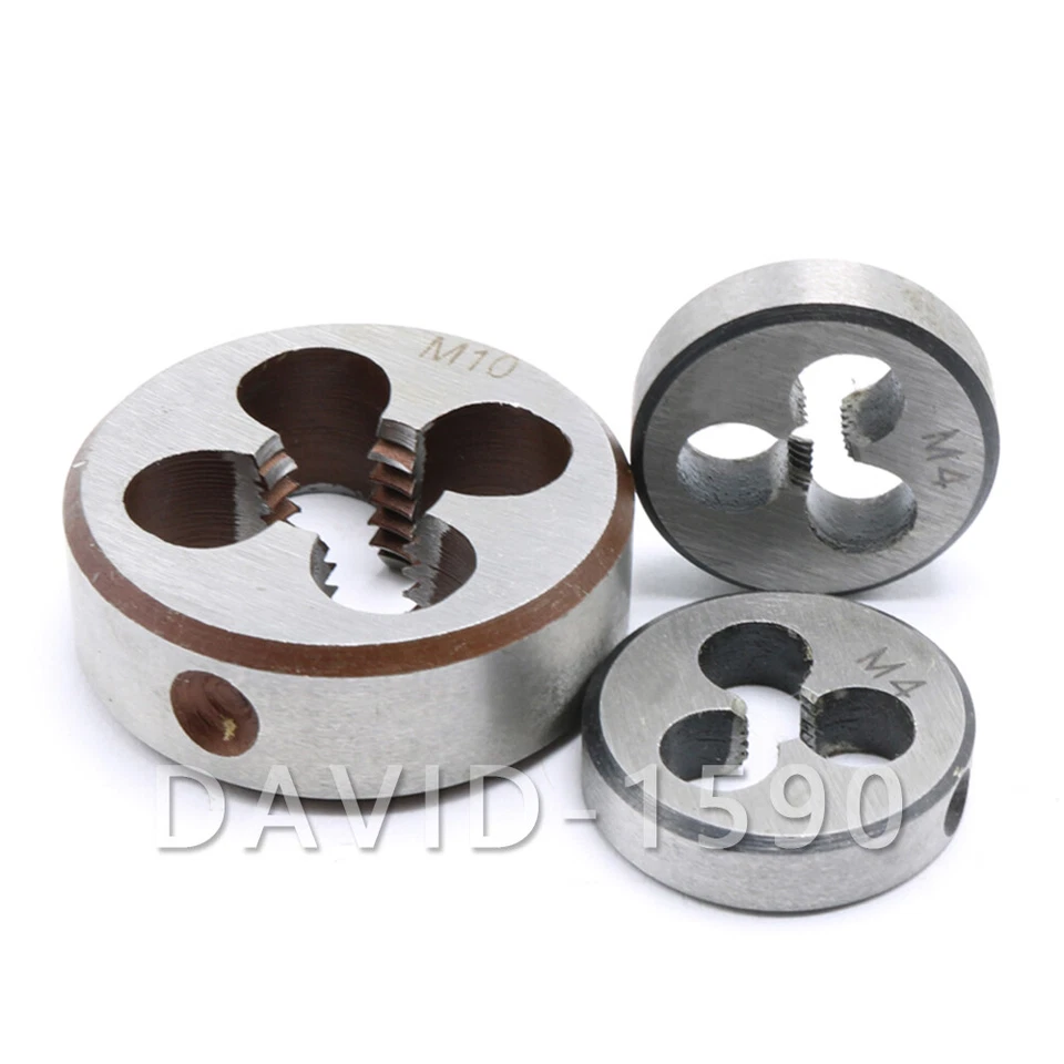 Select Size M1 to M2.6 Metric Die Right Hand Die Small Mini Round Threading Dies - Image 2 of 4
